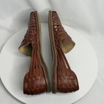 Nisolo Shoes Women’s 9.5 Brandy Huarache Leather Breathable Slip On Loafer Flats Brown Photo 4