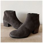 Vagabond Daisy Dark Grey Suede Ankle Booties Size 37 Photo 7