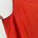 Eileen Fisher Tank Top Size 1X 100% Organic Linen Plus Curvy NEW Orange NWOT Photo 3