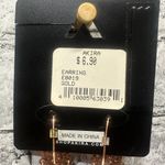 Akira EUC Accessories Set of Gold/Bronze Earrings Dangle Flower Photo 6