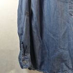 Bandolino  Trinity Henley Denim Top Lightweight Size L Photo 5