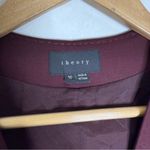 Theory  Maryland Wool-Blend Blazer – Size 10 – Burgundy / Wine Photo 4