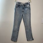 GRLFRND  Harlow High Rise Boot Cut Jeans with Slit‎ Size 26 Encinitas Blue Photo 3