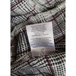 Academia Checkered Sleeveless FrontButton Up Jumpsuit Gray Culotte Fit Women’s S Photo 12