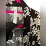 Spiritual Gangster  Maya Kimono One Size Black White Floral Tie Front Robe Duster Photo 2