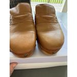 Eric Michael ‎ Delphi Cognac Size 36 US 5.5-6 Penny Loafer Mule Photo 5