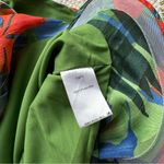 MB Finale Floral One Shoulder Long Balloon Sleeve Mini Dress Women’s Size Large Photo 11