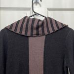 One Girl Who Black Floral Embroidered Full Front Zip Sweater Photo 12