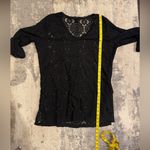 a.n.a  Bathing Suit Black Lace Coverup Photo 4