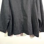 Avenue Black Shine Embossed Blazer Size 26/28 Photo 9