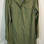 Duluth Green Camping Shirt Dress Women’s XS Green Photo 0