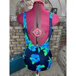 La cove swimsuit floral modesty panel skirtlet blue green Size 12 Photo 2