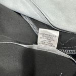 Signatures Moto Jacket Womens Size S light gray Faux Suede Cropped Belt Zippers Blue Photo 6