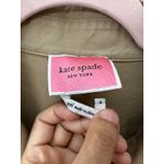 Kate Spade New York Twill Sleeveless Shirt Dress XXL Tan Feminine Long Photo 5