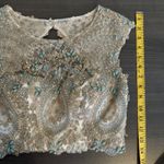 Camille La Vie Size 0 Two Piece Formal Wedding Hoco‎ Ball Prom Social Champagne Photo 4