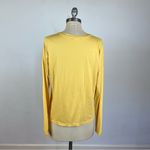 Vince  V Neck Yellow Long Sleeve Top Photo 4