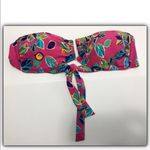 Aerie  tropical print adjustable padded strapless bikini bandeau top size medium Photo 0