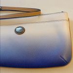 Coach  Peyton Blue Ombré Clutch Purse Wristlet Wallet Photo 2