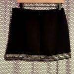 Madewell NWOT Black Embellished Mini Skirt Sz 4 Photo 3