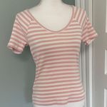 Boden Striped Pink Women's Top Shirt T Photo 0