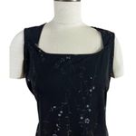 Alyn Paige Vintage 90s  dress black floral shirt SIZE 11/12 modern small? Photo 2