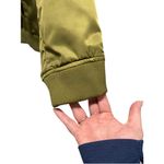 Old Navy  Quilted Satin Bomber Jacket Thyme Green Size XXL Minimalist Neutral Photo 11