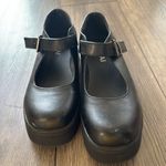 Sedai black leather Mary Jane platform / flatform size 38 or is 8 Photo 4