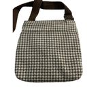 Thirty One Houndstooth Organizing Crossbody Purse Wool Blend Adjustable Strap NW Photo 2