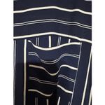 Monteau Chic Women’s Blue White Striped Maxi Jumpsuit Pocket Boho beach Sz XL Photo 5