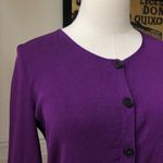 Lafayette 148 Purple Peplum Cardigan M Size M Photo 3