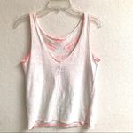 We The Free Free People neon tangerine stitch cotton tank top XS Photo 4