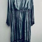 143 Story washed grey lace long sleeve Victorian witchy elf goth midi dress S Photo 0