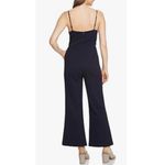 1. State  women's flare jumpsuit Size XS spaghetti strap navy blue Photo 4