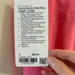 Lululemon NWT Lulemon dance studio jogger lined. Pink, size 6, midrise.
Style #LW5ENPS Photo 4