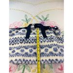 Pink Nation Sherpa Fleece Duffel Bag Travel Weekend Blue Fair Isle Print Photo 2