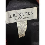 JR Nites Caliendo Womens Halter Neck Paisley Brocade Corset Top Size 10 Red Photo 5