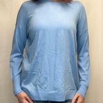 Loft Women's Lightweight Long Sleeve Baby Blue Tight Knit Sweater M Med Medium Photo 0