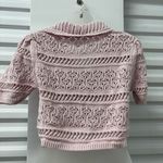 ZARA Light Pink Knit Sweater Photo 2
