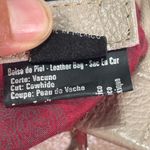 Angelozano Mexican Art Crossbody Colorful Floral Leather Embroidered Purse Boho Red Photo 4