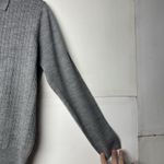 Brooks Brothers  Women’s Small Light Gray 100% Merino Wool Button Cardigan Photo 3