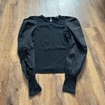 Lulus LULU’S Endless Inspiration Black Long Puff Sleeve Top Photo 2