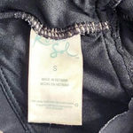 Kona Sol  Black Scalloped Swimwear Swim Suit Bathing Suit One Piece Size Small Photo 2