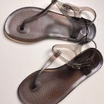 Old Navy  Ankle Strap Transparent Brown Jelly Sandals Sz 7 NWOT Photo 0