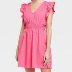 Universal Threads Universal Thread Bright Pink Mini Dress Photo 0