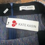 Kate Kasin NWT Pencil Shirt Blue Size M Photo 6