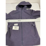 Free Country Womans Chico Navy Zip Up Hood Lined Jacket Small Waterproof Photo 7