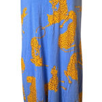 Soma  Leopards Night Gown Blue Medium Loungewear Stretch Comfy Sleepwear Photo 0