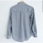 Rails Taylor Florence Striped Cotton Blend Shirt Studded Pearl Embellishment XS Photo 2