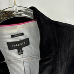 Talbots Aberdeen Black Velvet Two Button Cocktail Blazer Size 8 Photo 1
