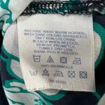 Lands End Tunic Dress Womens L Green Floral Split Kawaii Beach Swim Cover Up Size L Photo 10